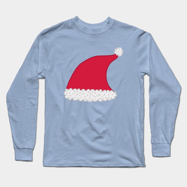 Santa hat Long Sleeve T-Shirt by Geometrico22